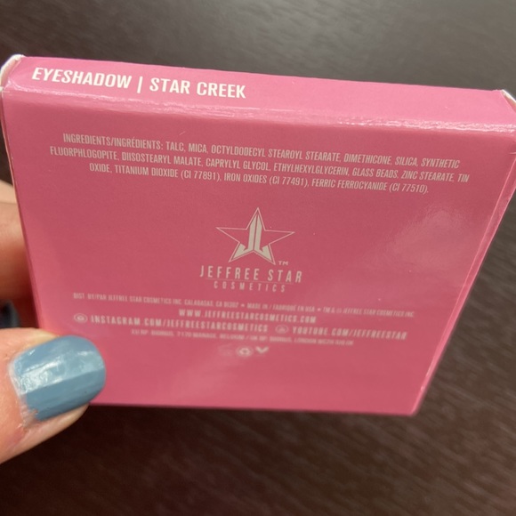 NEW! JEFFREE STAR Pressed Pigment Eye Shadow Single STAR CREEK Metallic Green - Picture 5 of 6